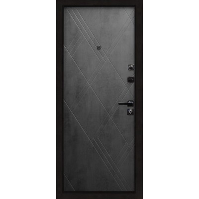 Входные Двери ПК-266+ Q Бетон темный Министерство Дверей-1