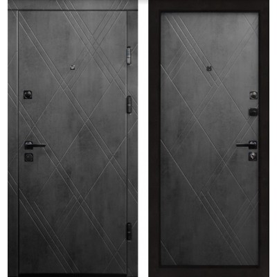 Вхідні Двері ПК-266+ Q Бетон темний Міністерство Дверей-2