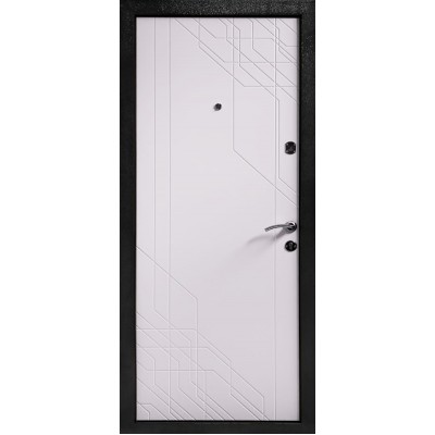 Вхідні Двері ПО-260 Антрацит/білий мат Міністерство Дверей-1