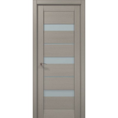 Міжкімнатні Двері ML-22 пекан світло-сірий Папа Карло ПВХ плівка-0