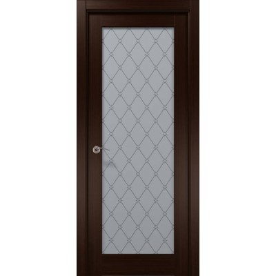Двері CP-509 Венге 14L оксфорд Папа Карло-0