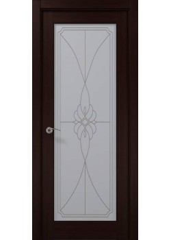 Двери CP-509 Венге (Q157) бевелс Папа Карло