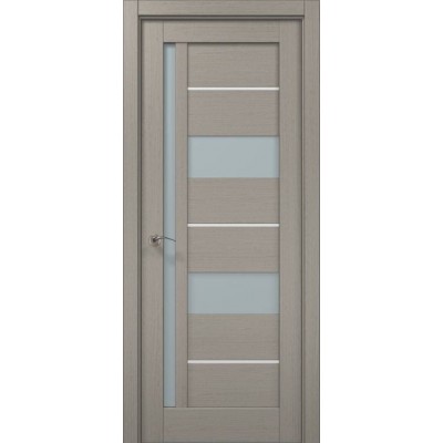 Двери ML-49 AL пекан светло-серый Папа Карло-0