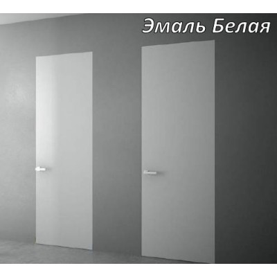 Двері Емаль біла Прихованого монтажу-0