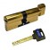 Цилиндры Hard Lock 100(50x50) мм ключ/тумблер золото-4-thumb