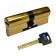 Цилиндры Hard Lock 100(50x50) мм ключ/ключ золото-4-thumb