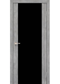 Двері SR-01 чорне скло Korfad