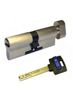 Циліндри Hard Lock 60(30x30) мм ключ/тумблер сатин