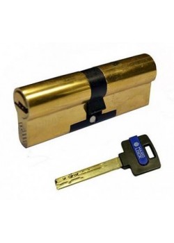 Цилиндры Hard Lock 90(50x40) мм ключ/ключ золото