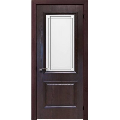 Двери Avalon Полустекло Шпон Rodos-0