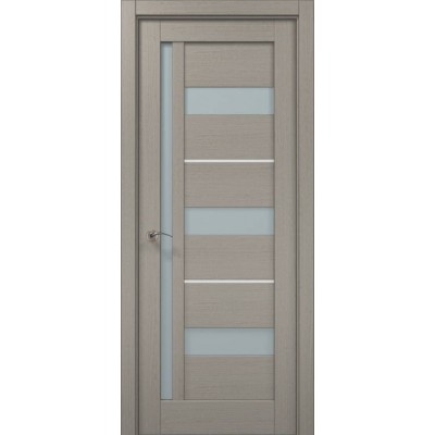Двері ML-47 AL пекан світло-сірий Папа Карло-0