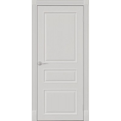 Межкомнатные Межкомнатная дверь в сборе с коробкой и фурнитурой Лондон ПГ Bravo Omega Краска-0