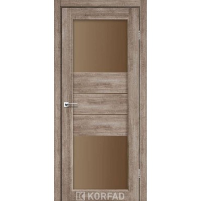 Міжкімнатні Двері PM-05 сатин бронза Korfad ПВХ плівка-0