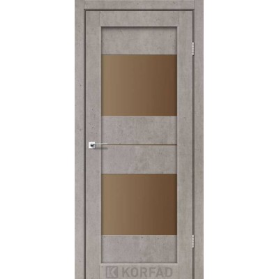 Двери PM-02 сатин бронза Korfad-0