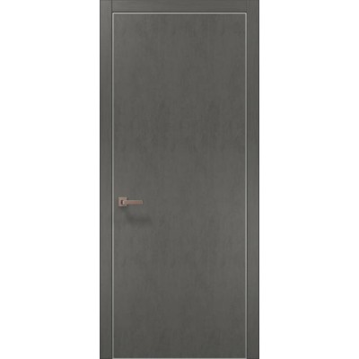 Двери PL-01 бетон серый Папа Карло-0