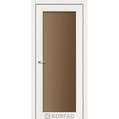 Міжкімнатні Двері SV-01 сатин бронза Korfad ПВХ плівка-0