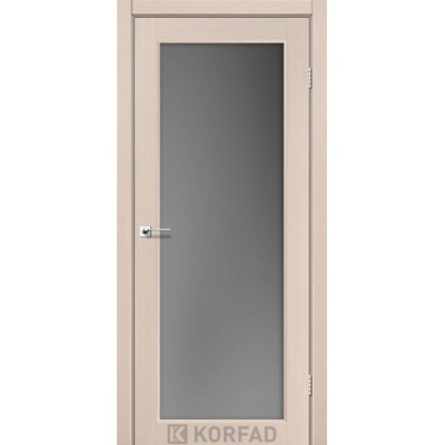 Міжкімнатні Двері SV-01 сатин графіт Korfad ПВХ плівка-0
