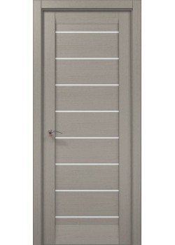 Двері ML-44 AL пекан світло-сірий Папа Карло