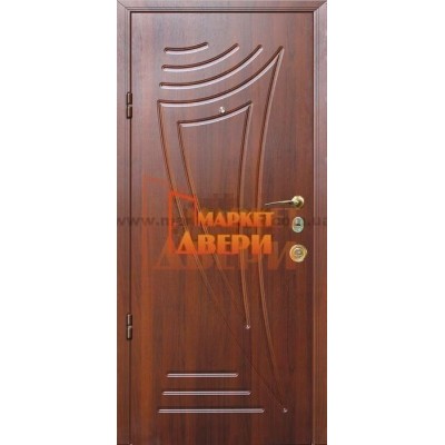 Вхідні Двері Джента 540 темний горіх Мілано-0