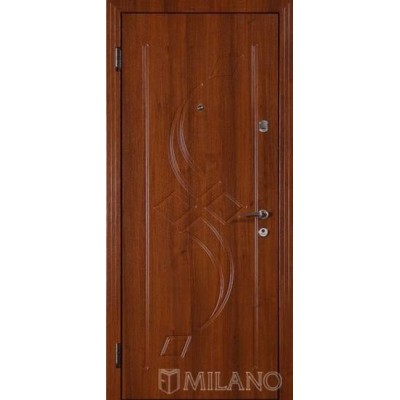 Входные Двери Джента 103 светлый орех Милано-0