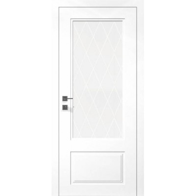 Міжкімнатні Двері Galant ПО білий мат Rodos Краска-0