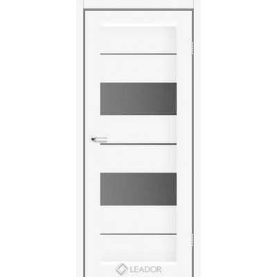 Міжкімнатні Двері Canneli Білі сірий графіт Leador ПВХ плівка-0