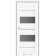 Міжкімнатні Двері Canneli Білі сірий графіт Leador ПВХ плівка-3-thumb