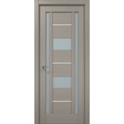 Двері ML-52 AL пекан світло-сірий Папа Карло-0