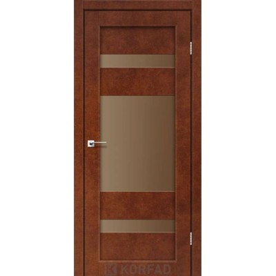 Двері PM-01 сатин бронза Korfad-17