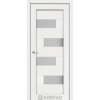 Двері PM-10 сатин білий Korfad-17