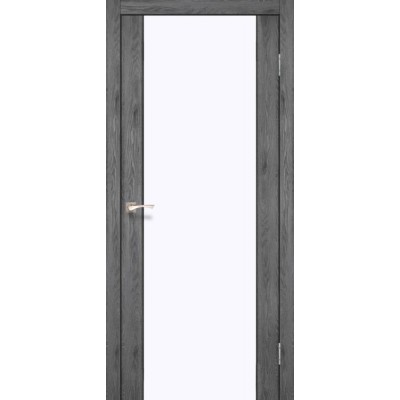 Міжкімнатні Двері SR-01 біле скло Korfad ПВХ плівка-4