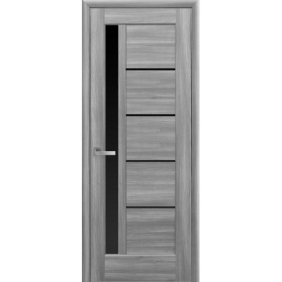 Межкомнатные Межкомнатная дверь в сборе с коробкой и фурнитурой Грета BLK "Новый Стиль" ПВХ плёнка-6