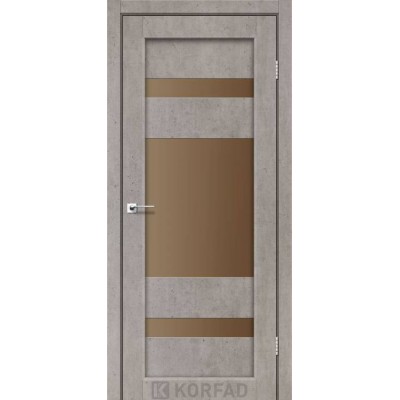 Двері PM-01 сатин бронза Korfad-21