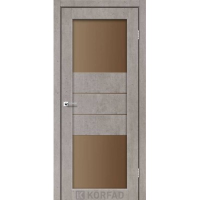 Міжкімнатні Двері PM-05 сатин бронза Korfad ПВХ плівка-7