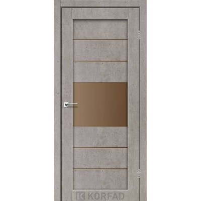 Двери PM-06 сатин бронза Korfad-23