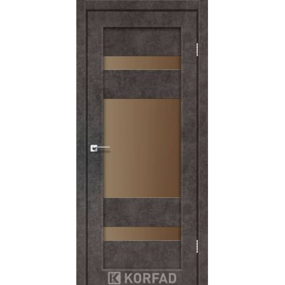 Двери PM-01 сатин бронза Korfad-20