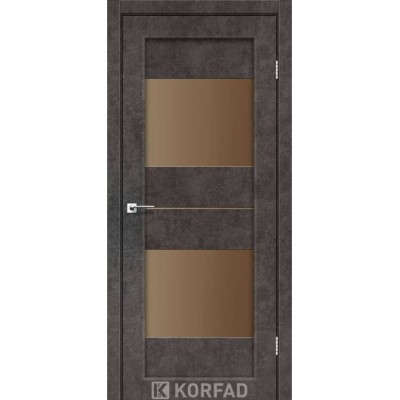 Двери PM-02 сатин бронза Korfad-22