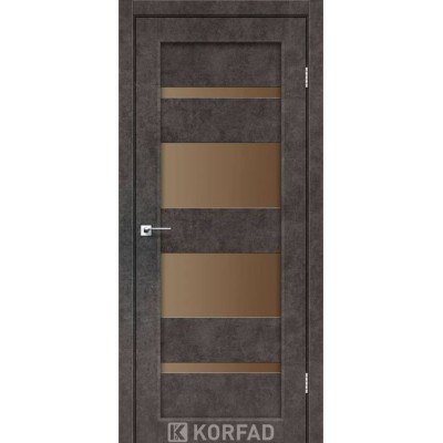 Двери PM-07 сатин бронза Korfad-22