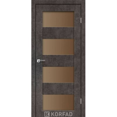 Двери PM-03 сатин бронза Korfad-21