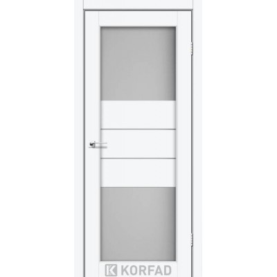 Міжкімнатні Двері PM-05 сатин білий Korfad ПВХ плівка-9