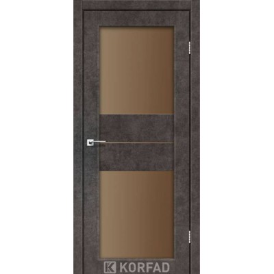 Двері PM-08 сатин бронза Korfad-21