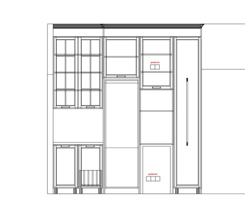 Угловая кухня на заказ крашеный МДФ RAL 9003 267