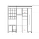 Угловая кухня на заказ крашеный МДФ RAL 9003 267