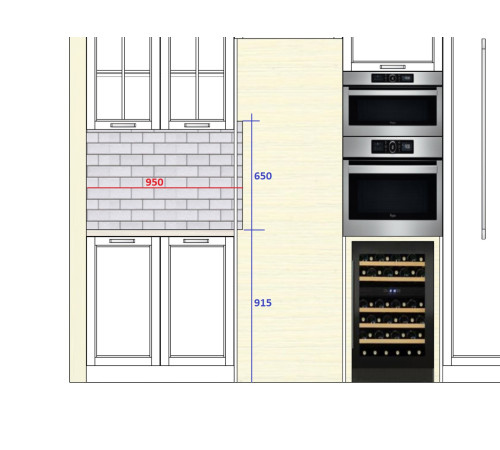 Угловая кухня на заказ крашеный МДФ RAL 9003 267