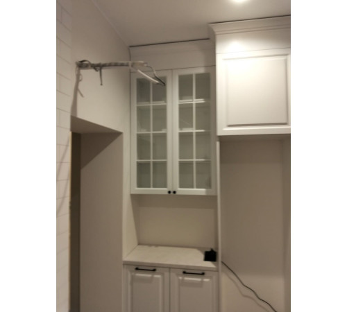 Угловая кухня на заказ крашеный МДФ RAL 9003 267