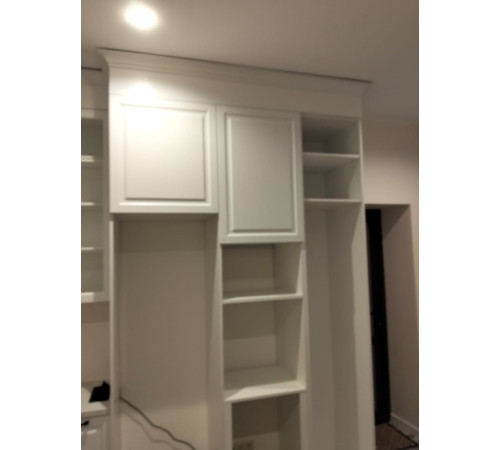 Угловая кухня на заказ крашеный МДФ RAL 9003 267