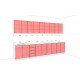 Модульная кухня 3.6 метра прямая Хай-тек Komfortmebli