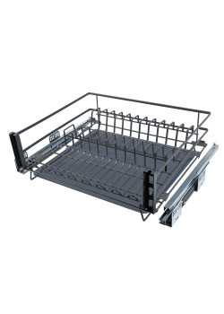 Нижняя сушка для посуды выдвижная Willow 600мм , графит Muller