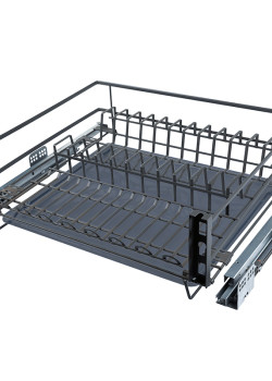 Нижняя сушка для посуды выдвижная Willow 600мм , графит Muller