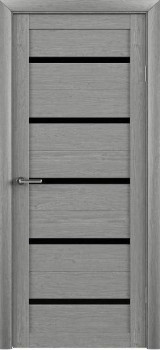 Двері Albero TrendDoors Flora Чорне скло